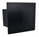 KWS 8216 Alu Türgriff 150 x 150 x 10 mm, feingenarbt (Struktur fein), Stütze graphitschwarz